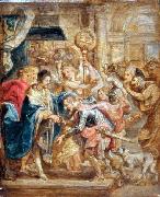Peter Paul Rubens The Reconciliation of King Henry III and Henry of Navarre painting